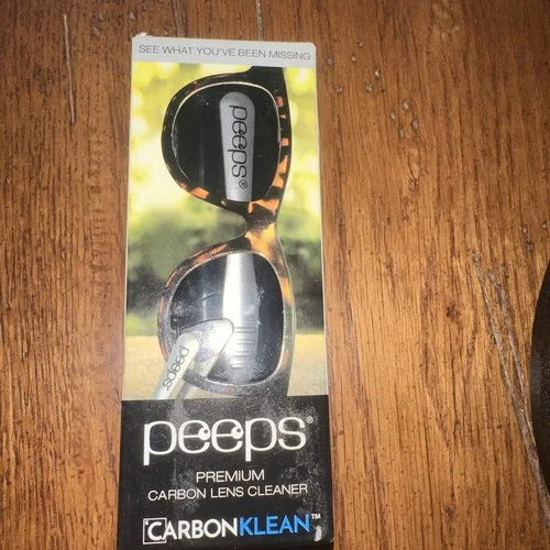 Peeps CarbonKlean Lens Cleaner Pads with Arms with Holder - Injected Black