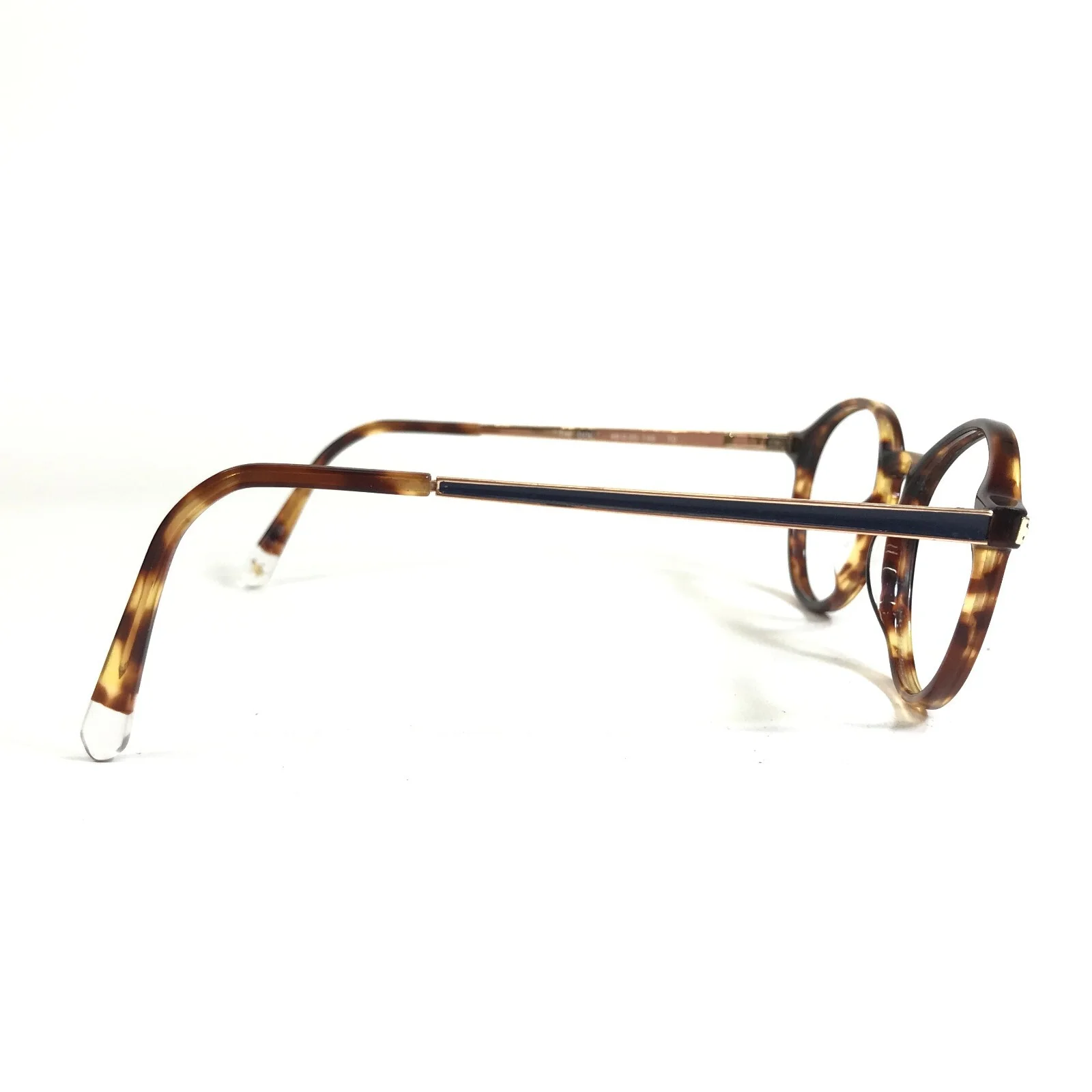 Penguin Eyeglasses Frames THE DOC TO Blue Tortoise Gold Round Full Rim 49-20-145 4