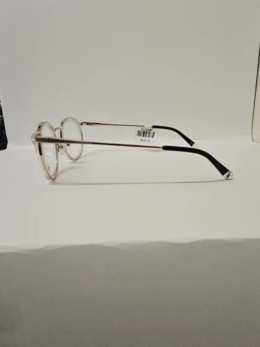 Penguin Eyeglasses Frames THE JUSTIN YG Clear Gold Round Full Rim 49-21-140 2
