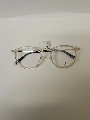 Penguin Eyeglasses Frames THE JUSTIN YG Clear Gold Round Full Rim 49-21-140 4