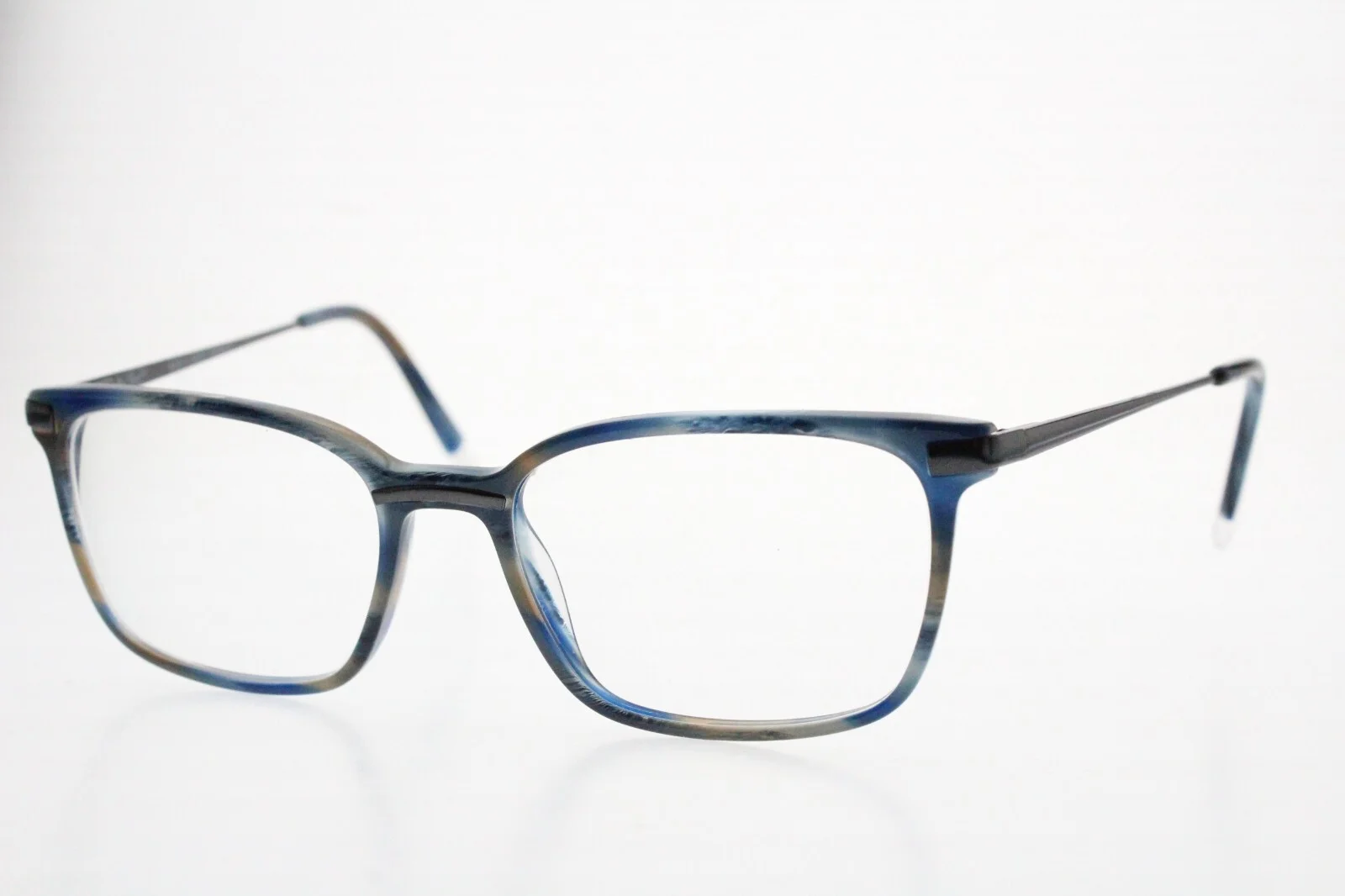 Penguin Eyeglasses THE DANNY NV Brown Gray Blue Horn Gunmetal 53-18-145 mm 2