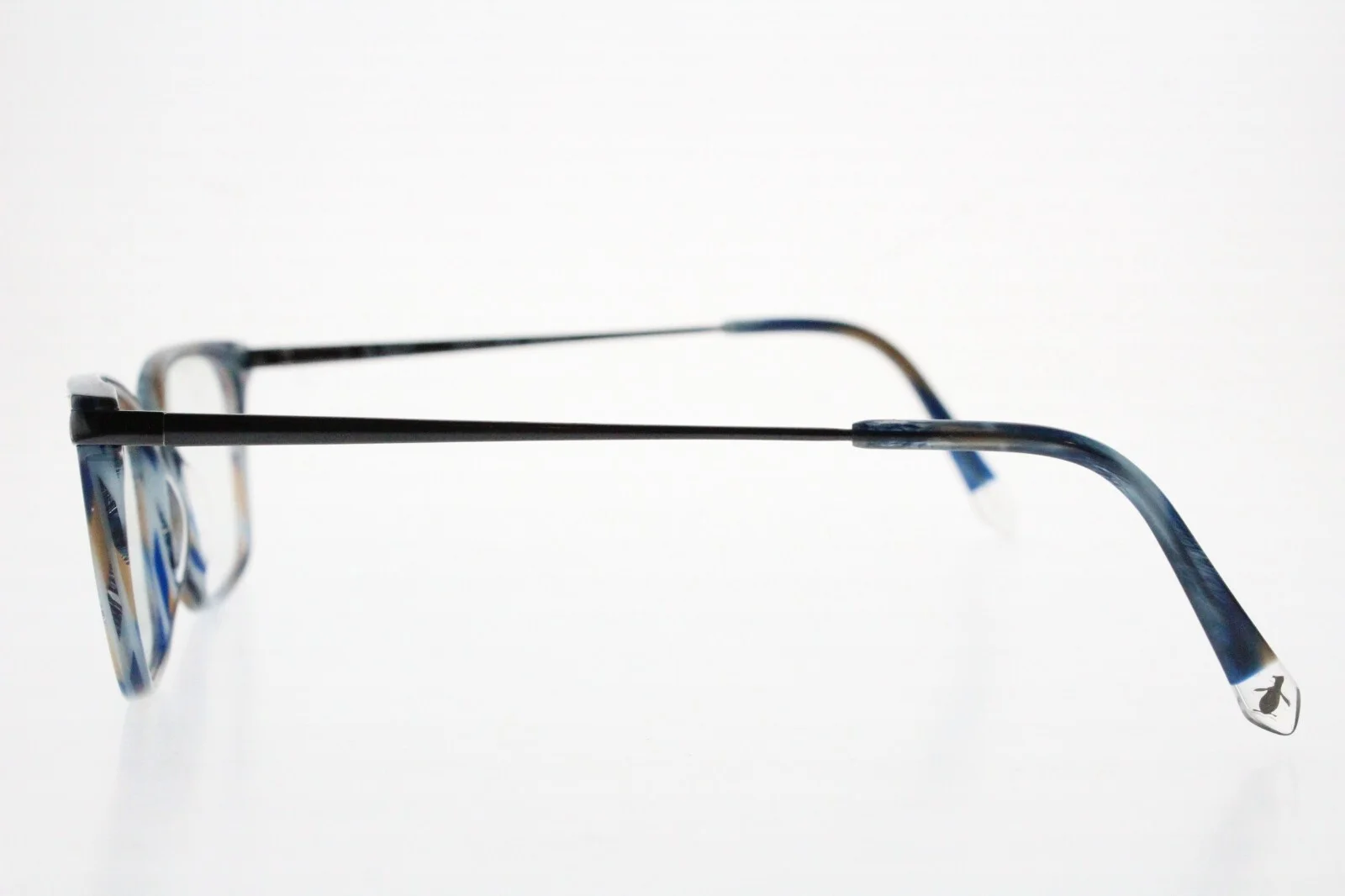 Penguin Eyeglasses THE DANNY NV Brown Gray Blue Horn Gunmetal 53-18-145 mm 4