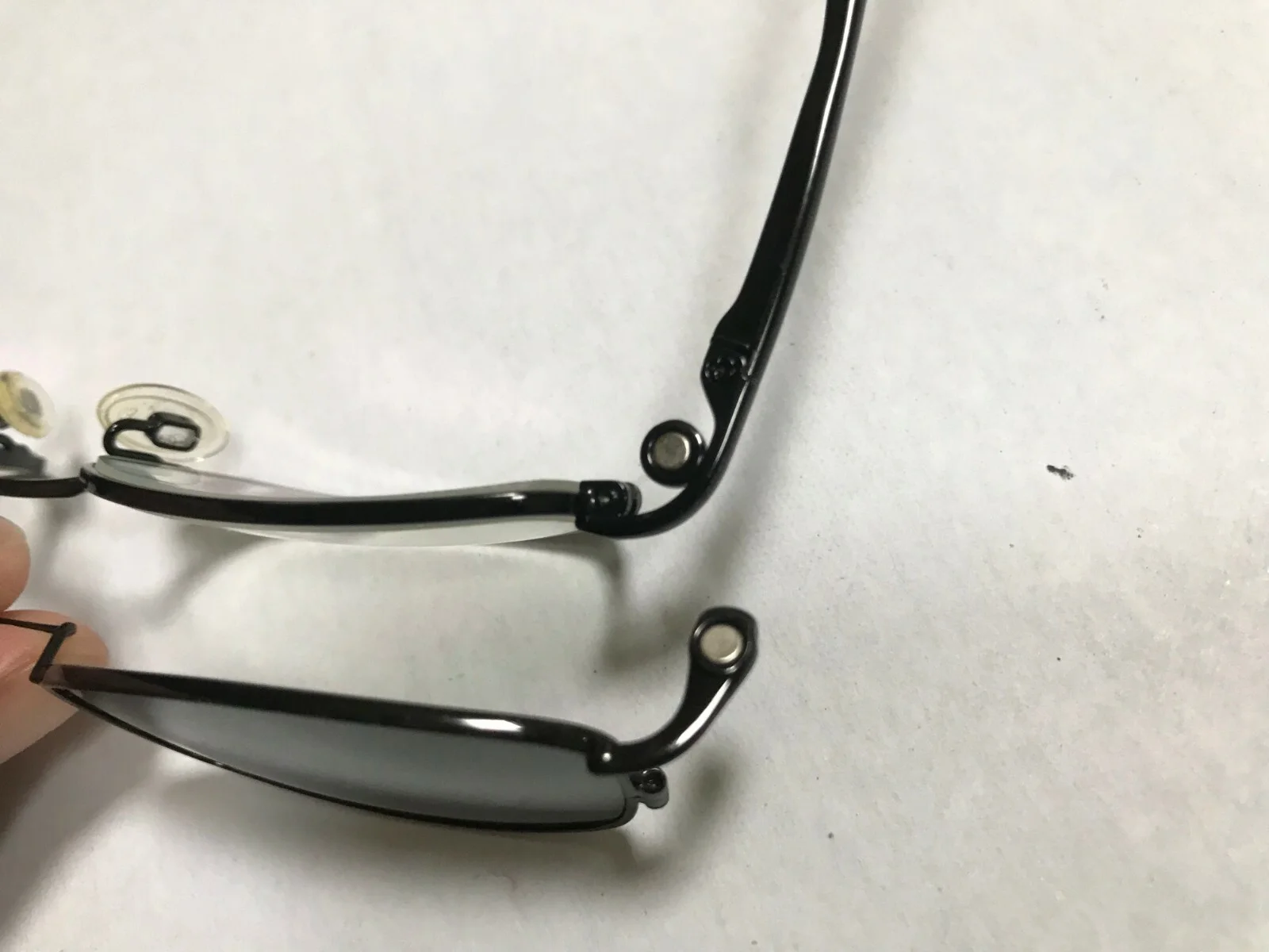 Pentax Magnetite 9917 Eyeglasses Sunglasses With Magnetic Clip On Combo 2