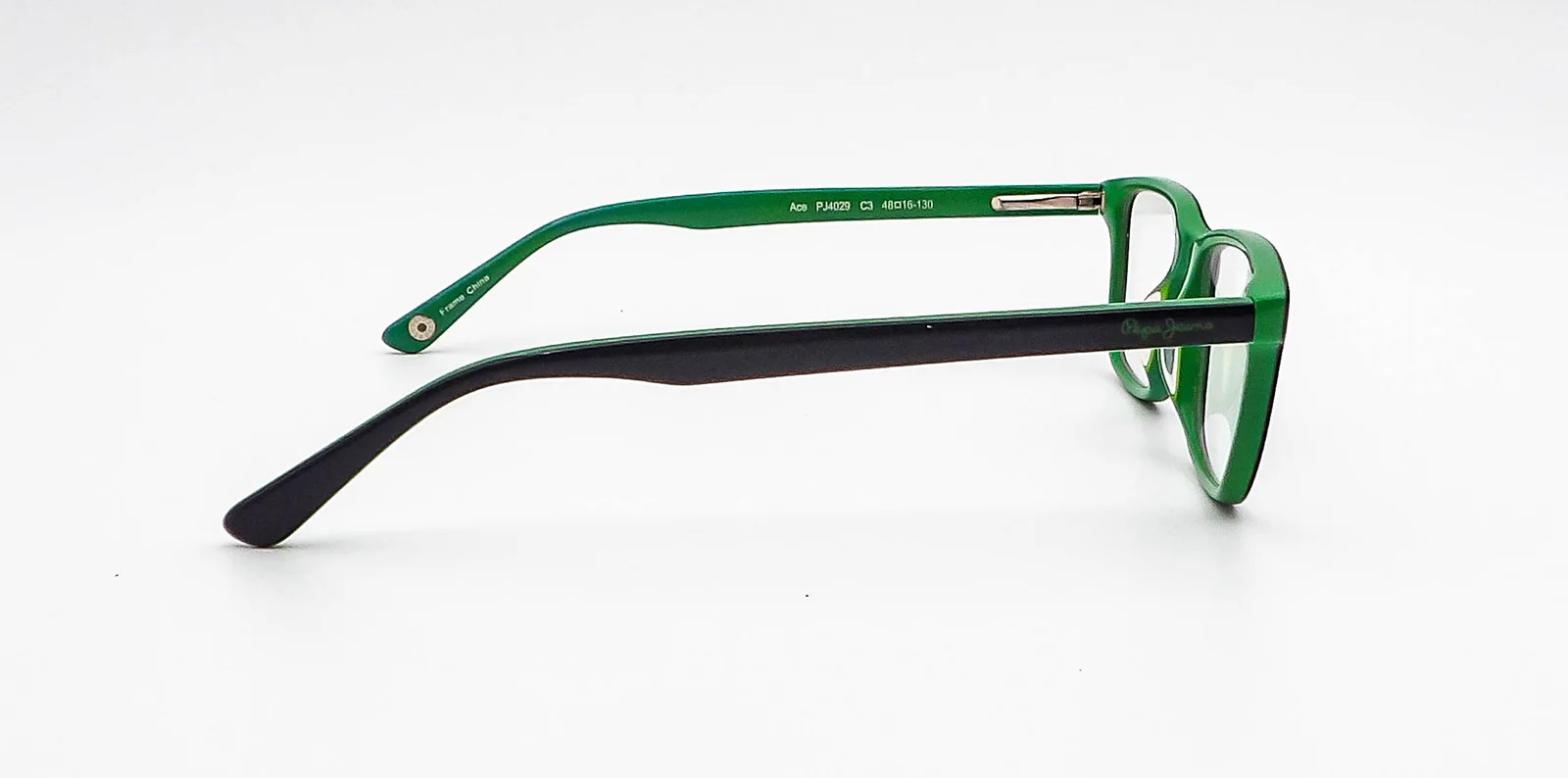 Pepe Jeans PJ4029 Blue Rectangle Eyeglasses Frames C3 Used 48-16-130 2