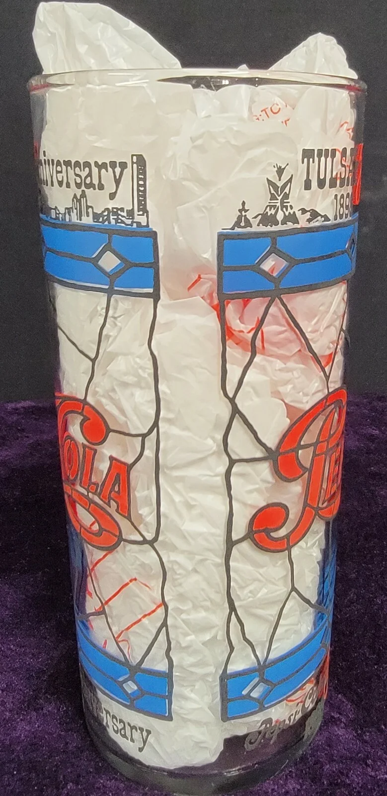 Pepsi-Cola 75th Anniversary / Tulsa Oklahoma 12 oz Tumbler 4