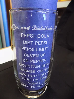 Pepsi-Cola Grand Opening September 13, 1980 Eau Claire, Wisc Glasses...Set of 8 3