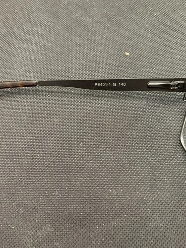 Perry Ellis PE382-1 Eyeglasses Frames Black Round Full Wire Rim 48-18-140 4