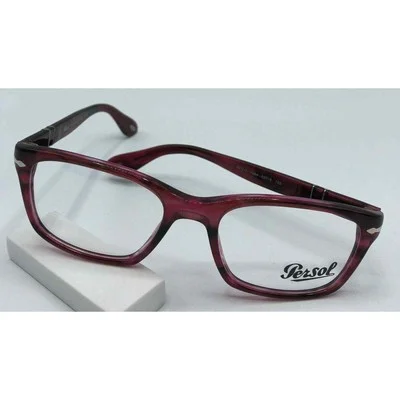 Persol 3012-V Red Tortoise Eyeglass Frames Made in Italy NEW Old Stock 52-18-140