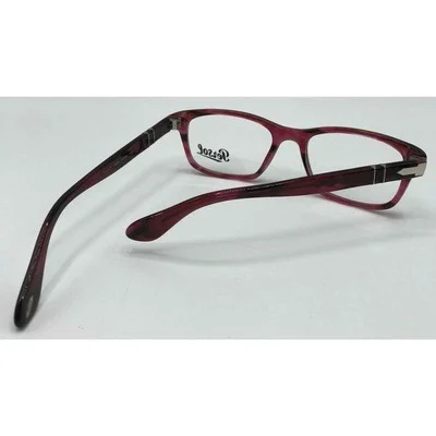 Persol 3012-V Red Tortoise Eyeglass Frames Made in Italy NEW Old Stock 52-18-140 2