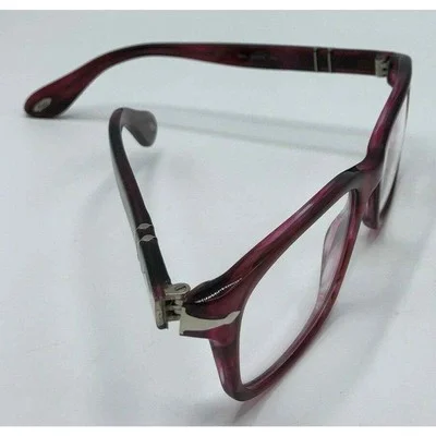 Persol 3012-V Red Tortoise Eyeglass Frames Made in Italy NEW Old Stock 52-18-140 3