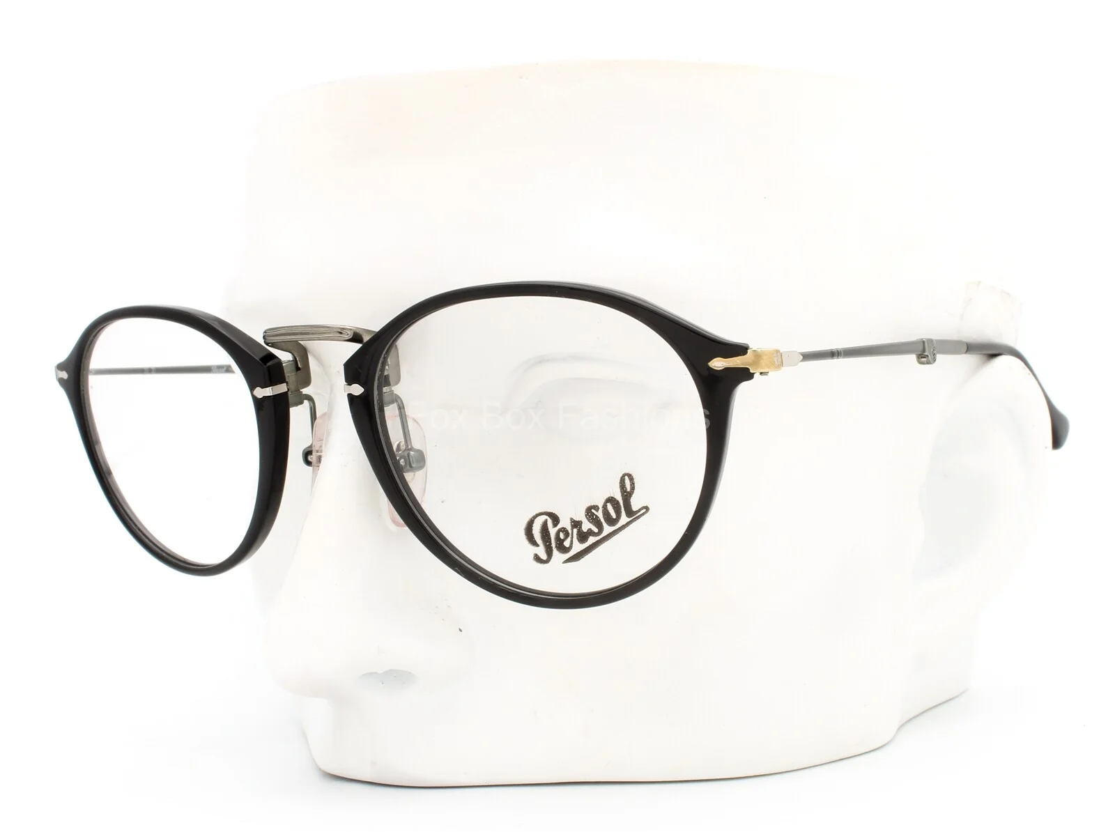 Persol 3075VM 95 Eyeglasses Glasses Folding Black 49-21-140 Foldable 2