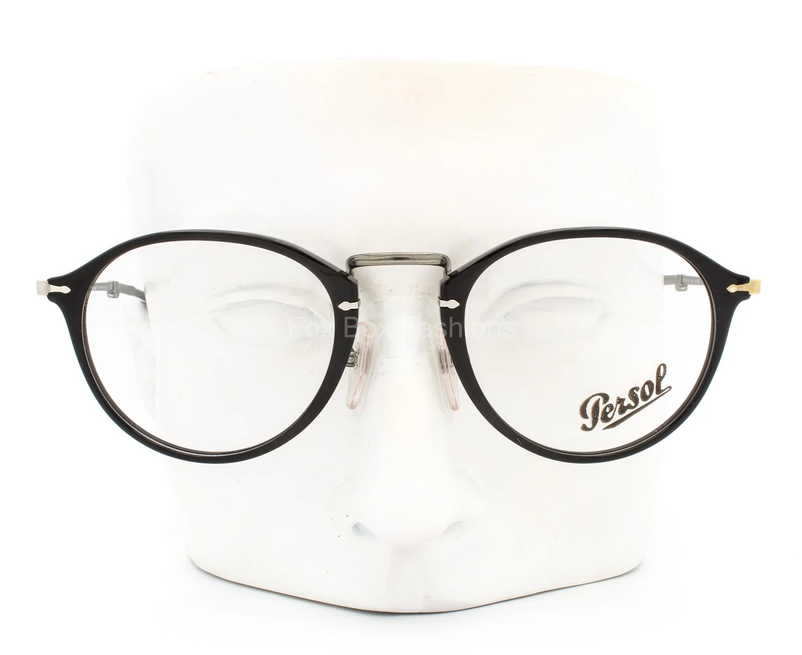 Persol 3075VM 95 Eyeglasses Glasses Folding Black 49-21-140 Foldable 3