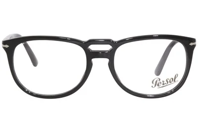 Persol 3278-V 95 Eyeglasses Frame Black Full Rim Pillow Shape 53mm 2