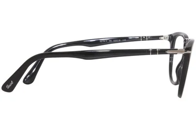 Persol 3278-V 95 Eyeglasses Frame Black Full Rim Pillow Shape 53mm 3