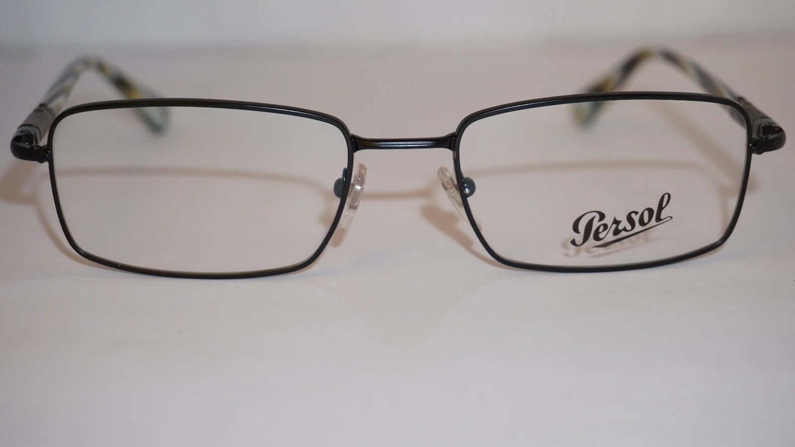 PERSOL Eyeglasses Black Marble 2414-V 1024 55 19 145 Hand Made Italy