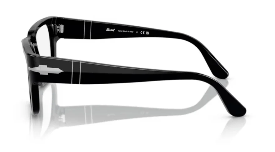 PERSOL PO 3315V 95 Black optical Eyeglasses NWT AUTH 55MM 2