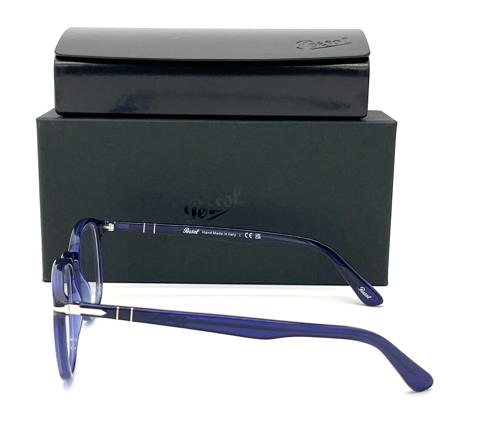 PERSOL PO3143V 1015 Blue / Demo Lens 49mm Eyeglasses 3