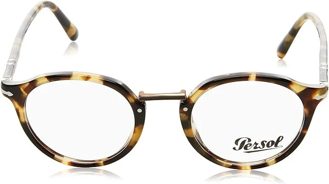 Persol PO3185V Eyeglasses Frames 1056 Brown/Beige Tortoise-46-21-145 2