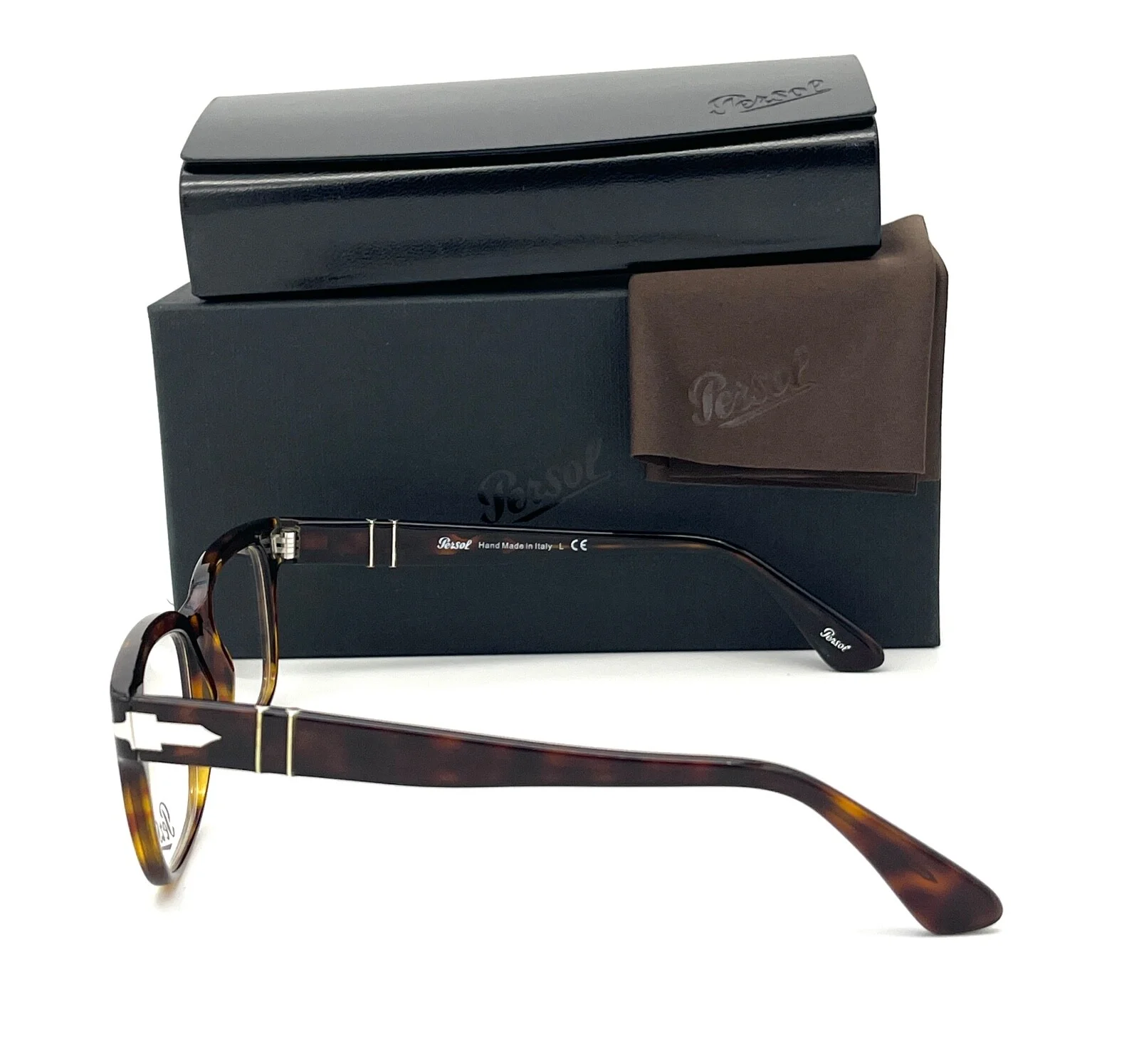 PERSOL PO3252 24 Havana / Demo Lens 50mm Eyeglasses 3