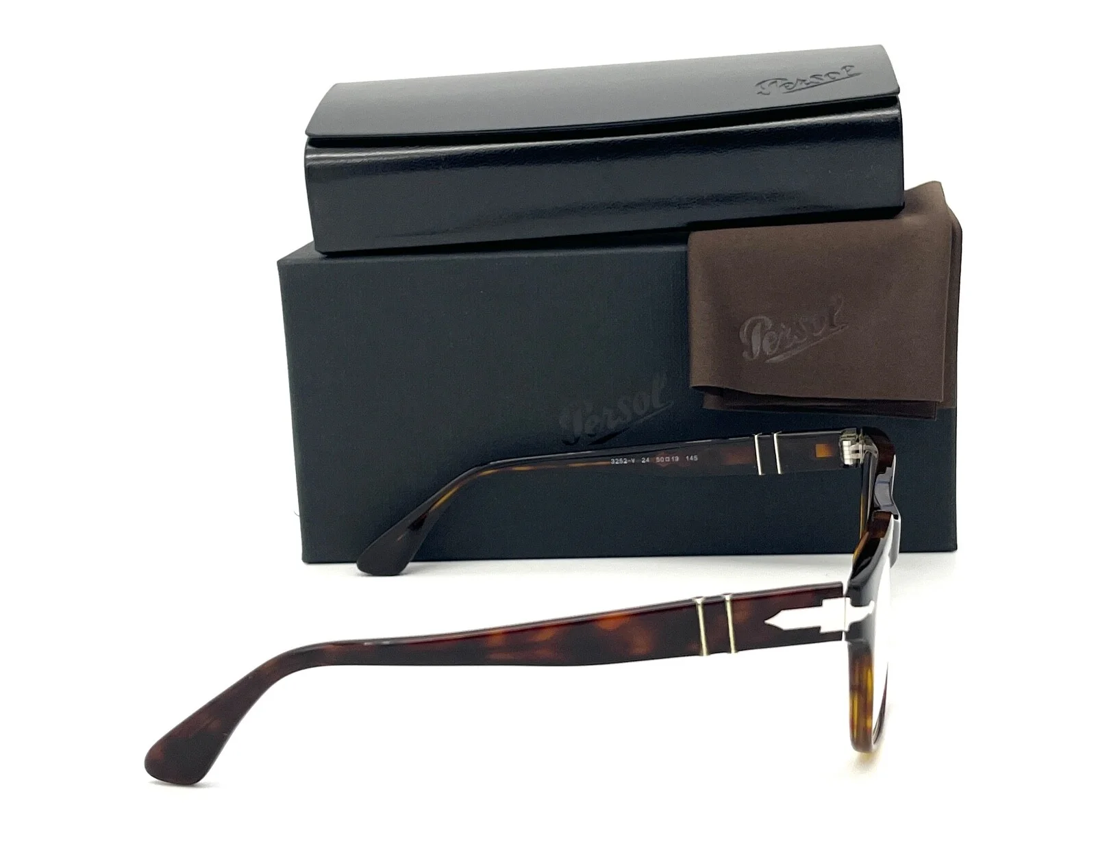 PERSOL PO3252 24 Havana / Demo Lens 50mm Eyeglasses 4
