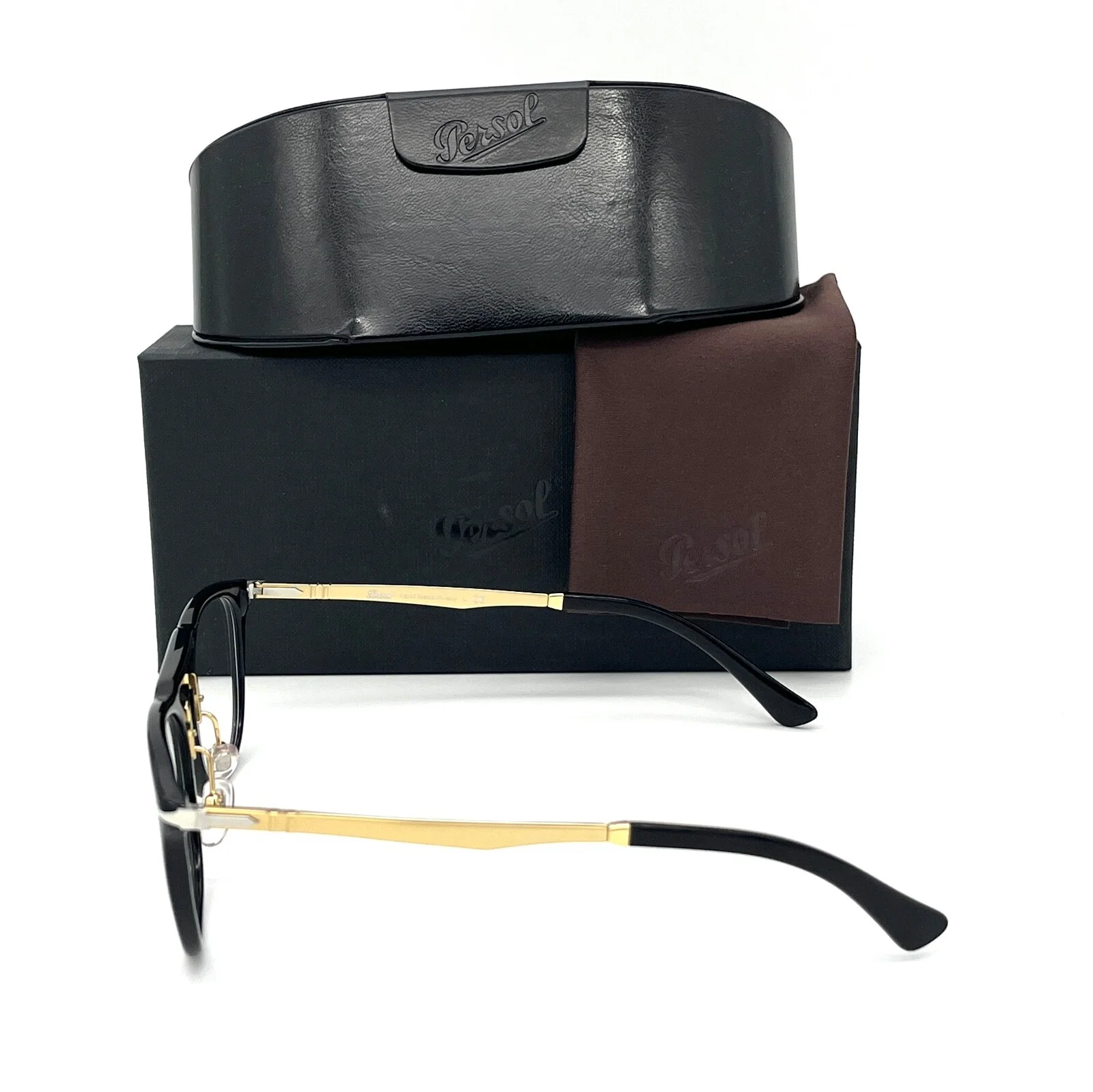 PERSOL PO3265V 95 Black Gold / Demo Lens 48mmmm Eyeglasses 3
