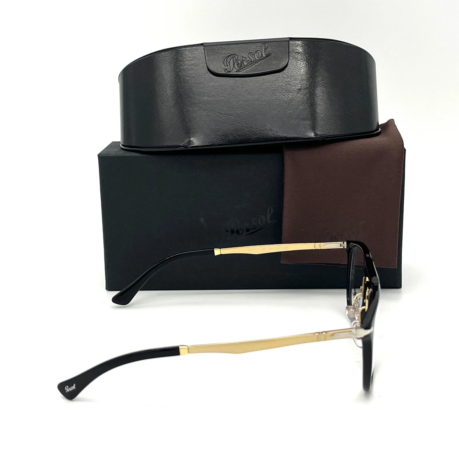 PERSOL PO3265V 95 Black Gold / Demo Lens 48mmmm Eyeglasses 4