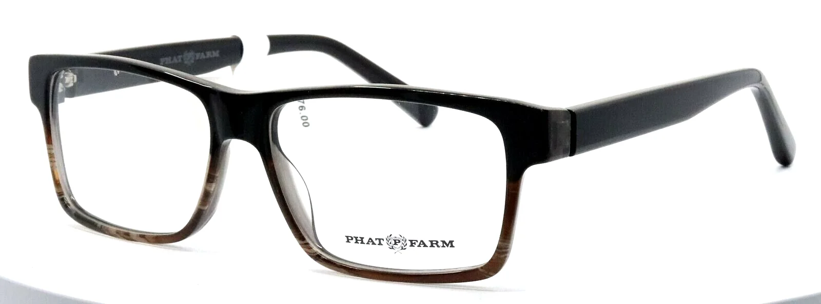 PHAT FARM 701 BLKGT Black Gradient Rectangular Eyeglasses Frames 55-15-140