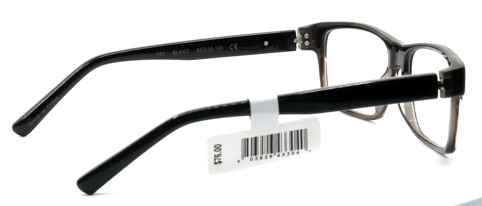 PHAT FARM 701 BLKGT Black Gradient Rectangular Eyeglasses Frames 55-15-140 4