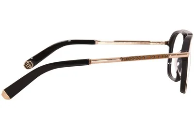 Philipp Plein Broadway-Line VPP018 0700 Titanium Eyeglasses Men 3