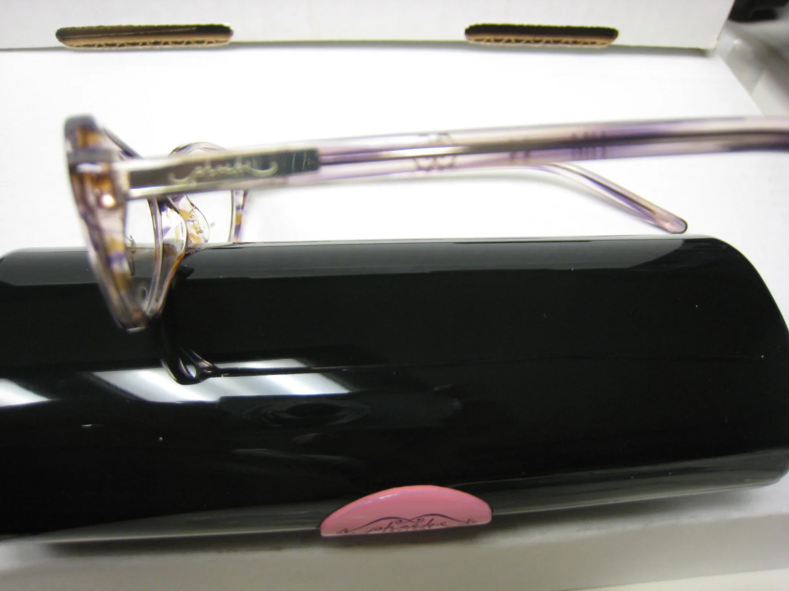 Phoebe Couture Eyeglass Frames P221 PINK 49-15-135 With Case New 2