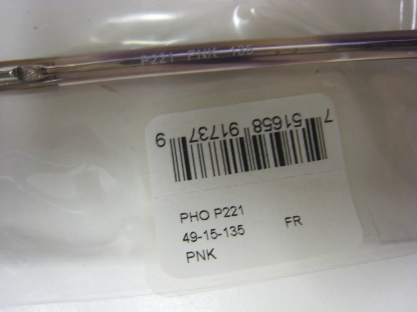 Phoebe Couture Eyeglass Frames P221 PINK 49-15-135 With Case New 3