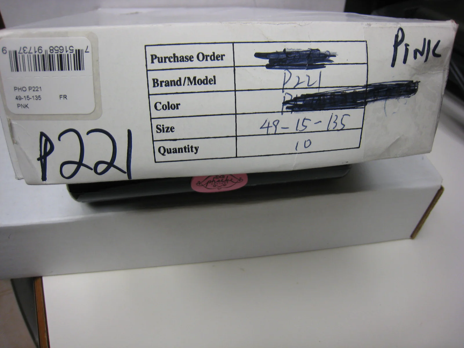 Phoebe Couture Eyeglass Frames P221 PINK 49-15-135 With Case New 4