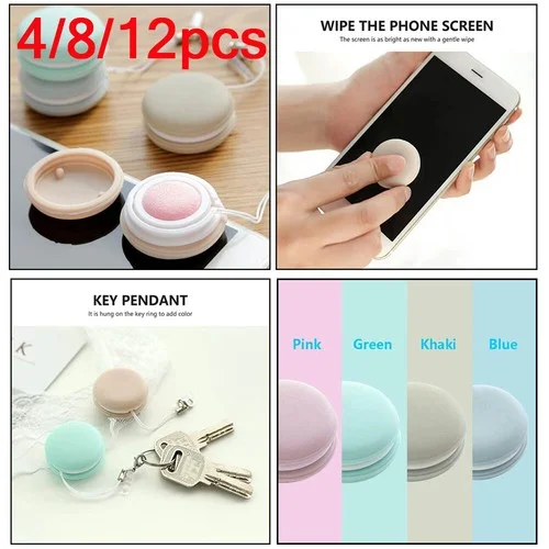 Phone Computer Cleaner Screen Cleaner Kit Eyeglass Wash Keychain Set of 4/8/12