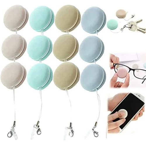 Phone Computer Cleaner Screen Cleaner Kit Eyeglass Wash Keychain Set of 4/8/12 4