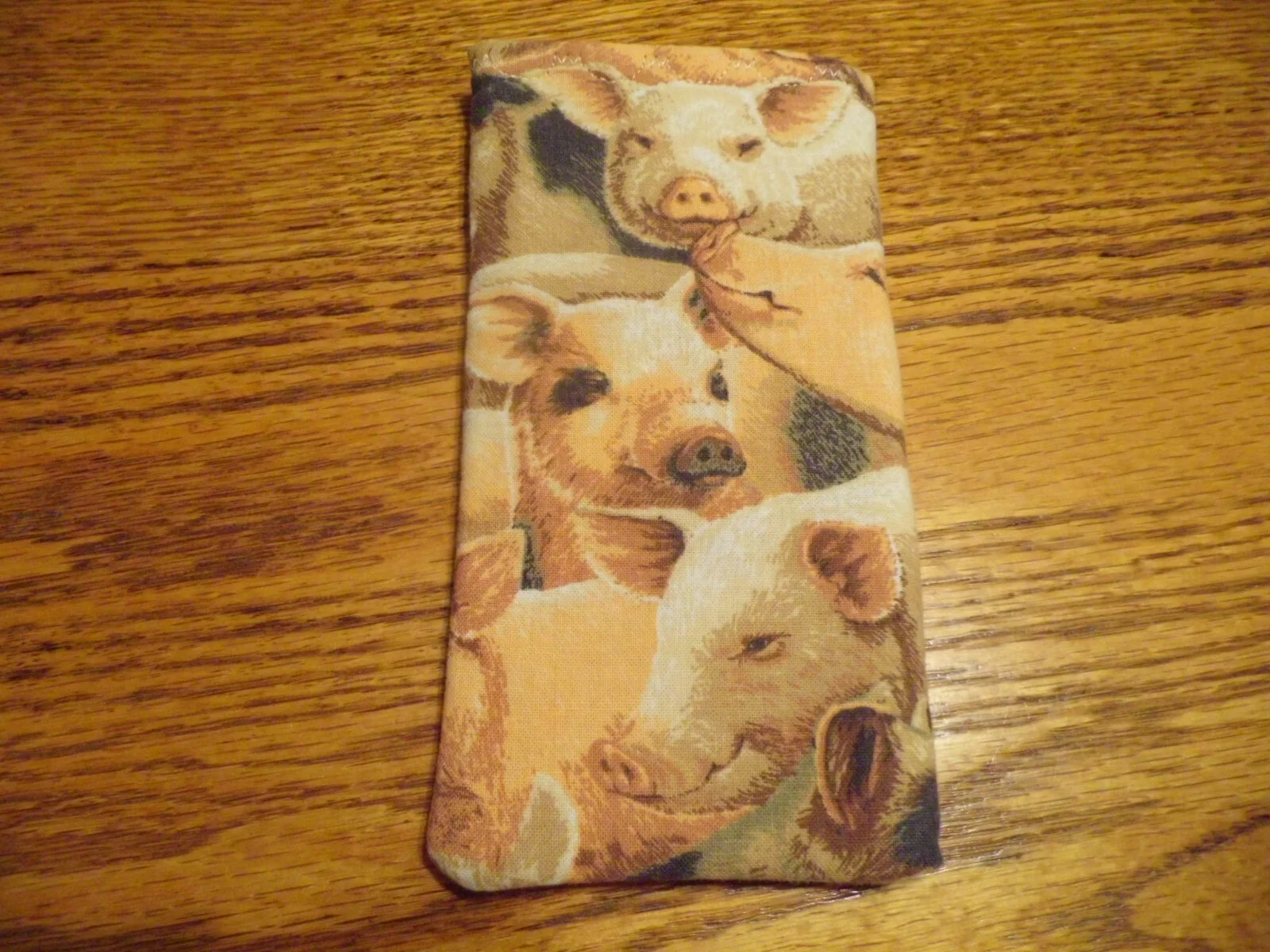 PIGS CLOTH EYE GLASS SUNGLASSES SOFT CASE HOLDER NEW HANDMADE 3