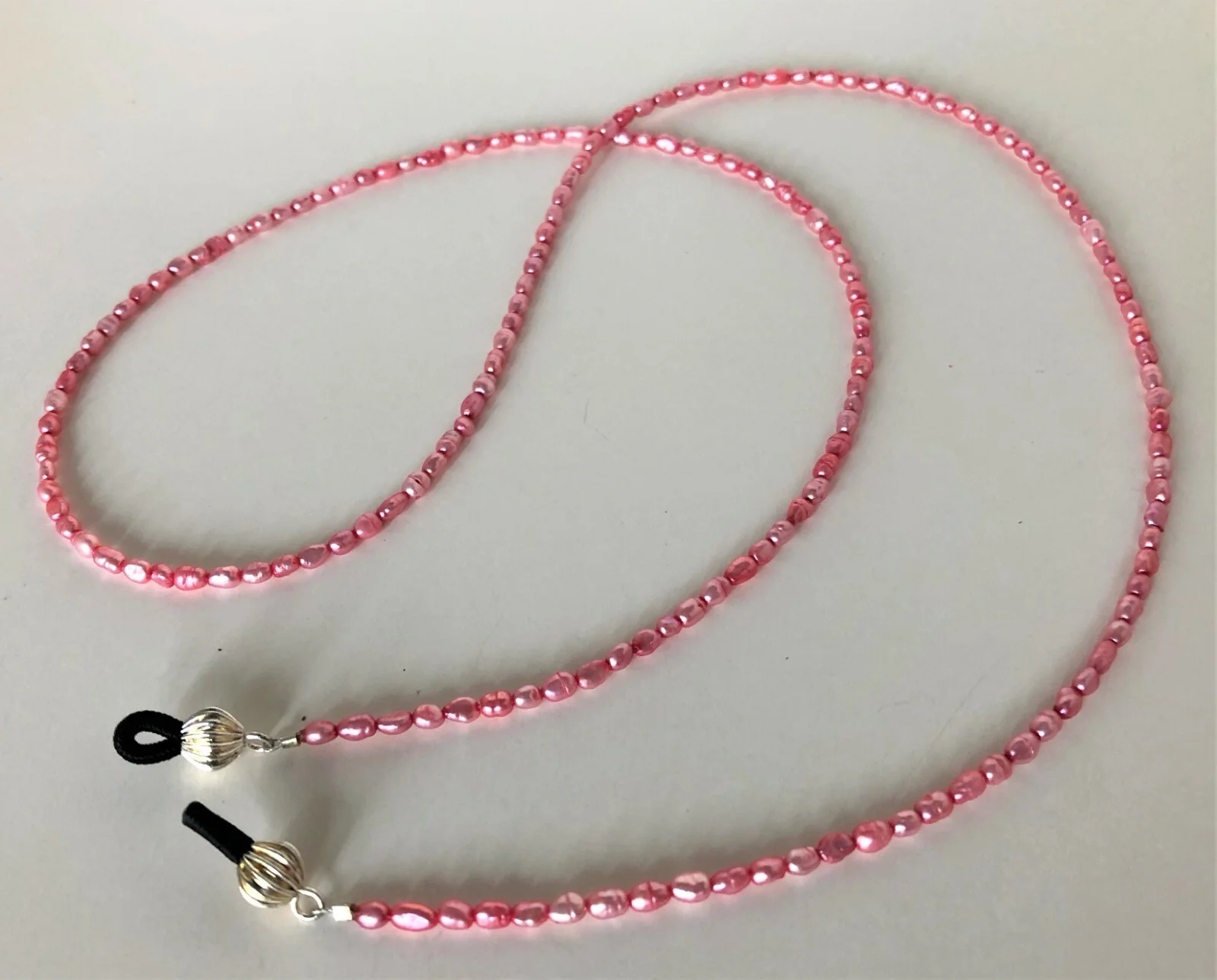Pink Pearl Eyeglass Eye Glass Sunglass Bead Leash Lanyard Holder 29 ”
