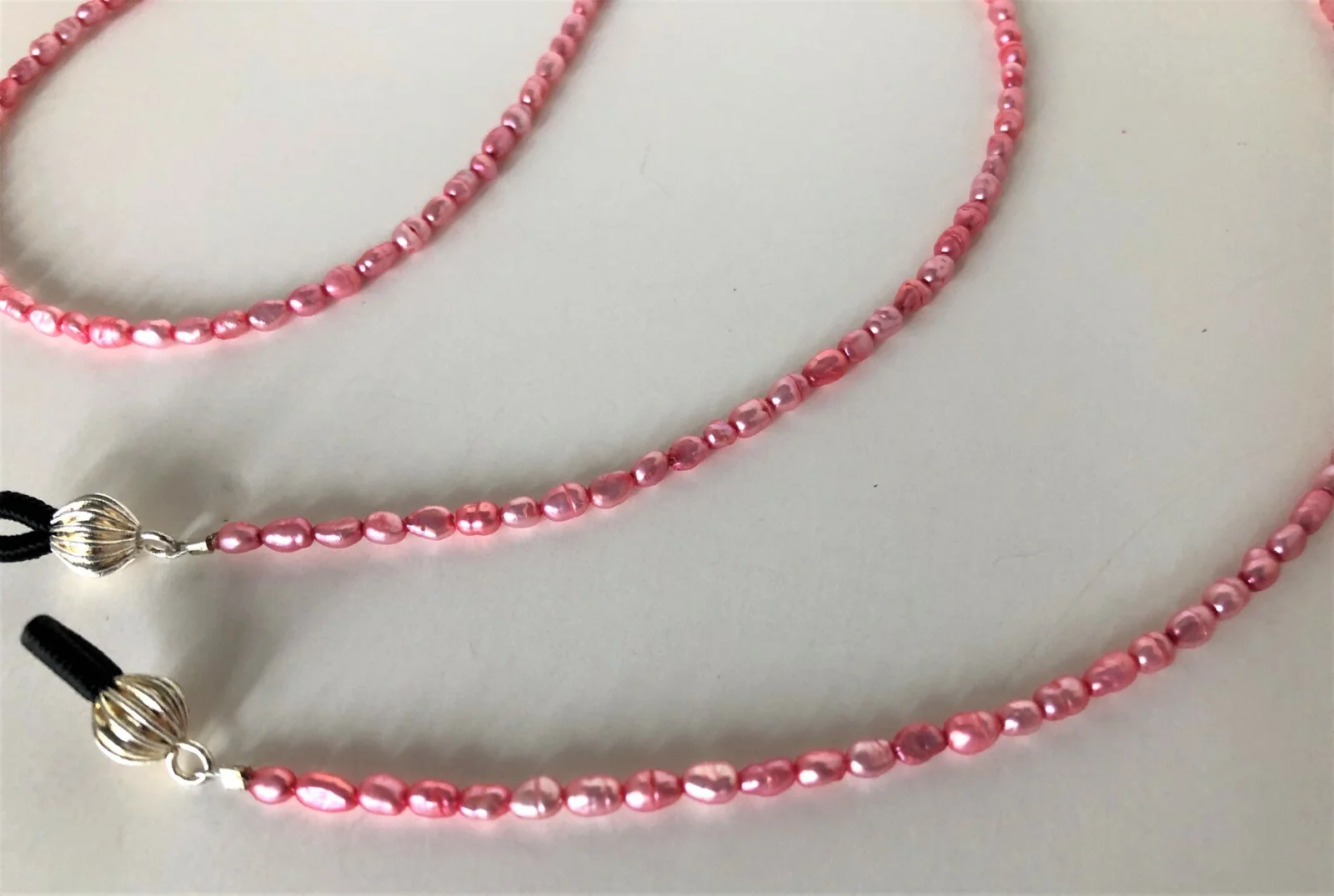 Pink Pearl Eyeglass Eye Glass Sunglass Bead Leash Lanyard Holder 29 ” 2
