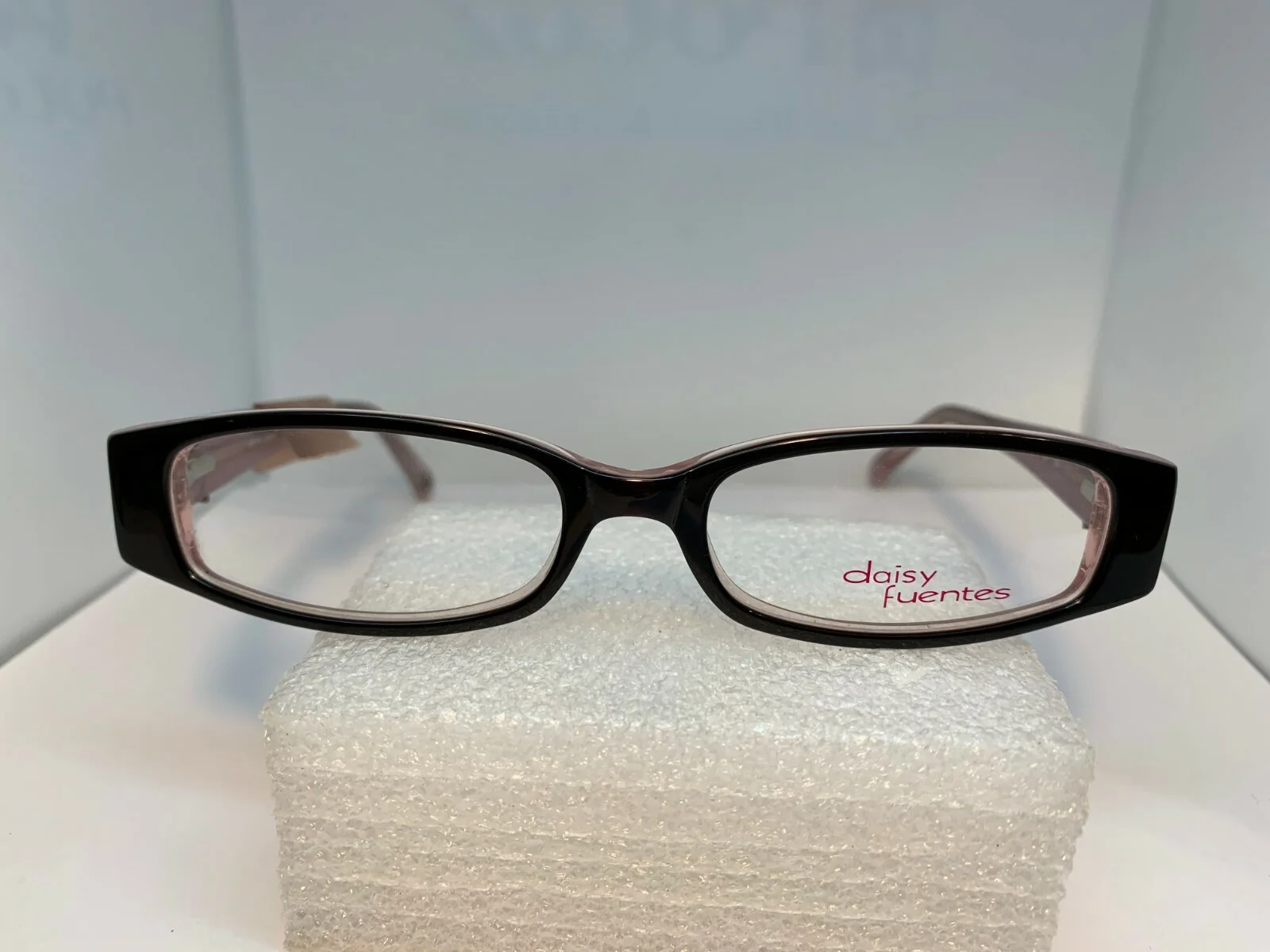 Plastic burgundy eyeglass frames womens 49 16 135 new 2