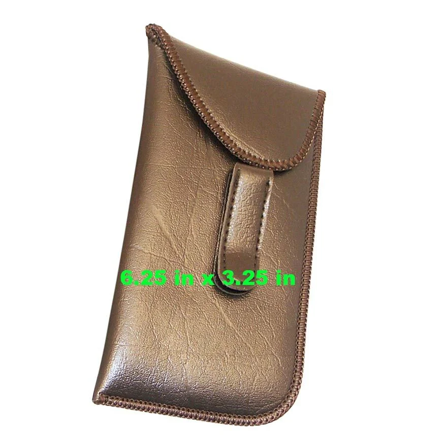 Pocket Eyeglass Case Pouch Slip In Glasses Case Sleeve with Pocket Clip And Flap 2