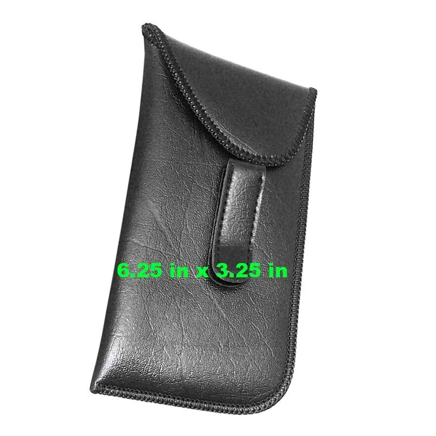 Pocket Eyeglass Case Pouch Slip In Glasses Case Sleeve with Pocket Clip And Flap 3