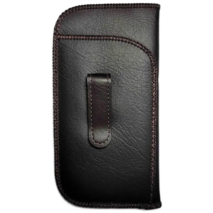 Pocket Glasses Case With Pen Holder Soft Eyeglass Cases Eye Glass Case With Clip 4