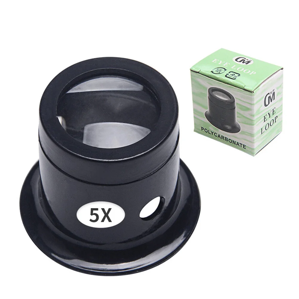 Pocket Magnifying Jewelry Eye Glass Magnifier Jewelers Coins Loop 5X 10X 15X 20X 3