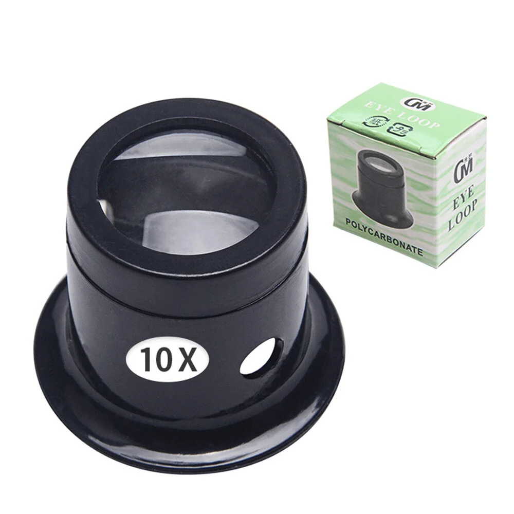 Pocket Magnifying Jewelry Eye Glass Magnifier Jewelers Coins Loop 5X 10X 15X 20X 4