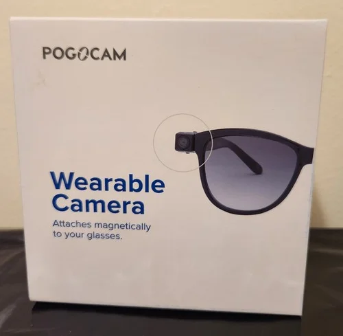 POGOCAM Wearable Magnetic Eye Glasses Camera Pogotec New Open Box