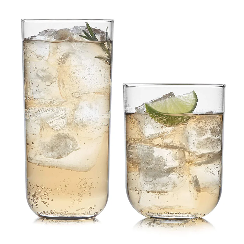 Polaris 16-Piece Tumbler and Rocks Glass Set, Axis 2