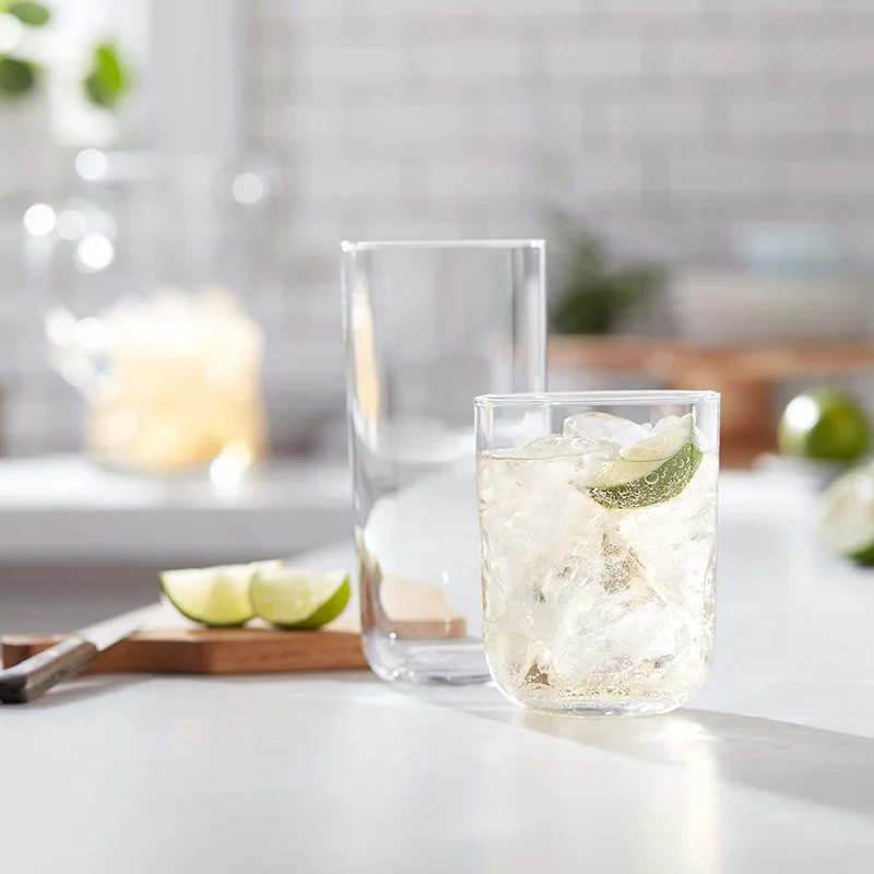 Polaris 16-Piece Tumbler and Rocks Glass Set, Axis 3