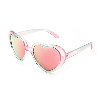 Polarized Heart Shaped Sunglasses Oversized Vintage Fashion Love Eyeglasses Part 2