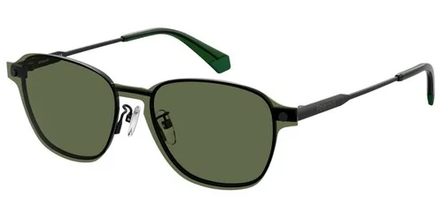 Polaroid Core Round Eyeglass Frames w/Polarized Clip-On Sunglasses - PLD6119GCS 3