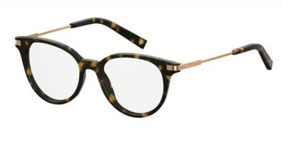 Polaroid Eyeglasses Frames for Women Round PldD352 Dark Havana 49-17-140 2