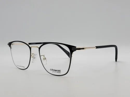 Polaroid PLD D387/G 2M2 Black Gold Mens Eyeglass Frames 50-19-145 3